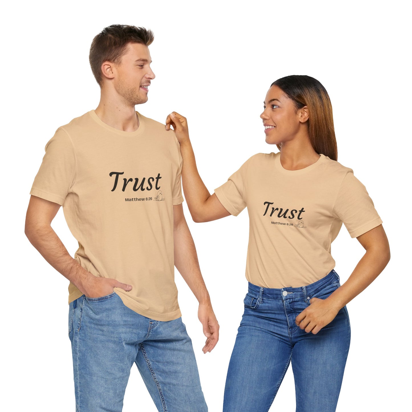 Trust in the Lord Unisex Tee - Inspirational Shirt, Faith-Based Gift, Christian Apparel, Summer Casual Wear, Versatile Everyday Top