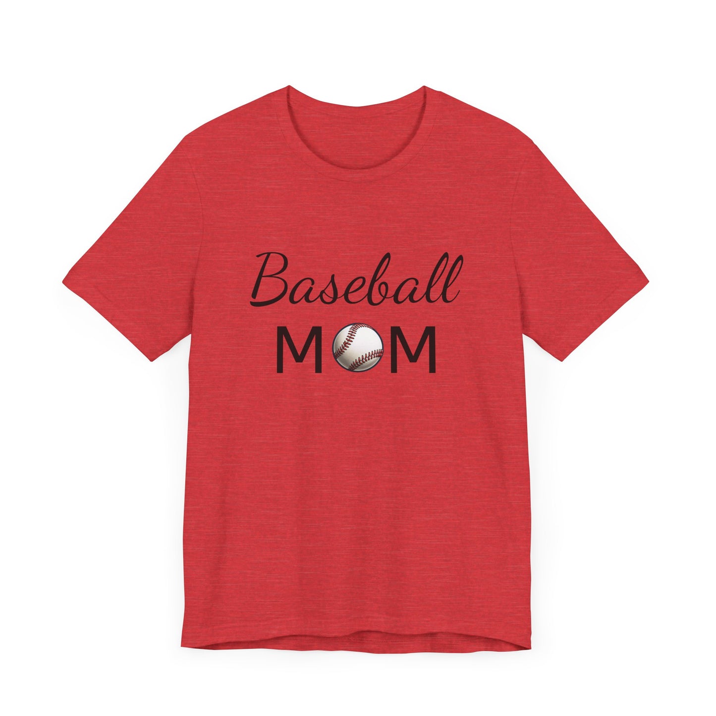 Mom Baseball Tee with Personalized Name and Jersey Number on the back