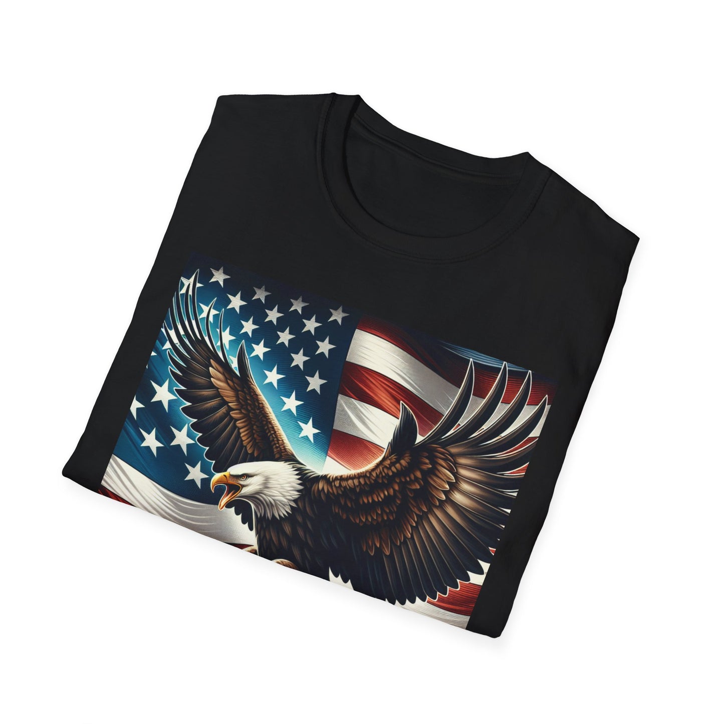 Patriotic Eagle T-Shirt | American Flag Shirt, Unisex Tee, 4th of July, Memorial Day, Veteran's Day Wear, Casual Style