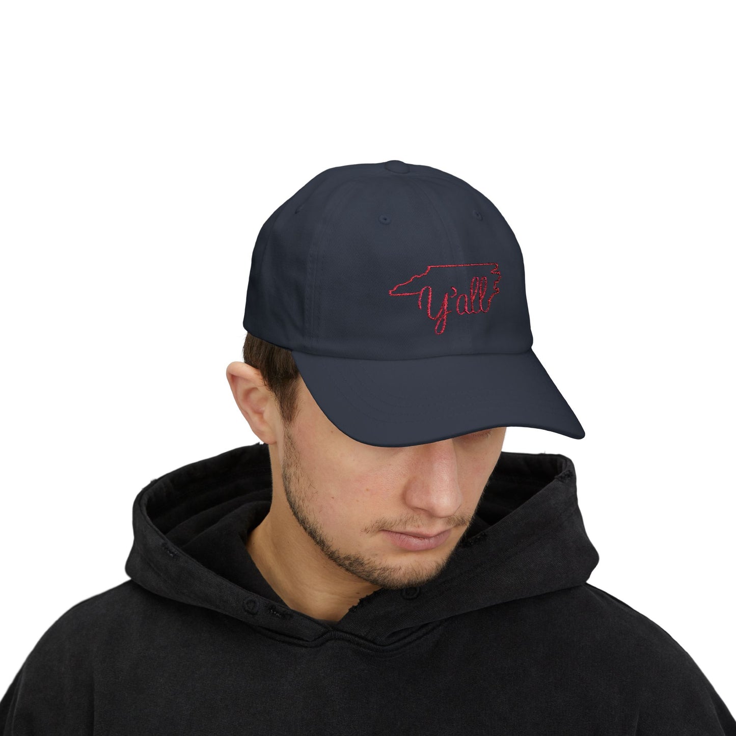 Embroidered North Carolina Y'all Classic Dad Cap