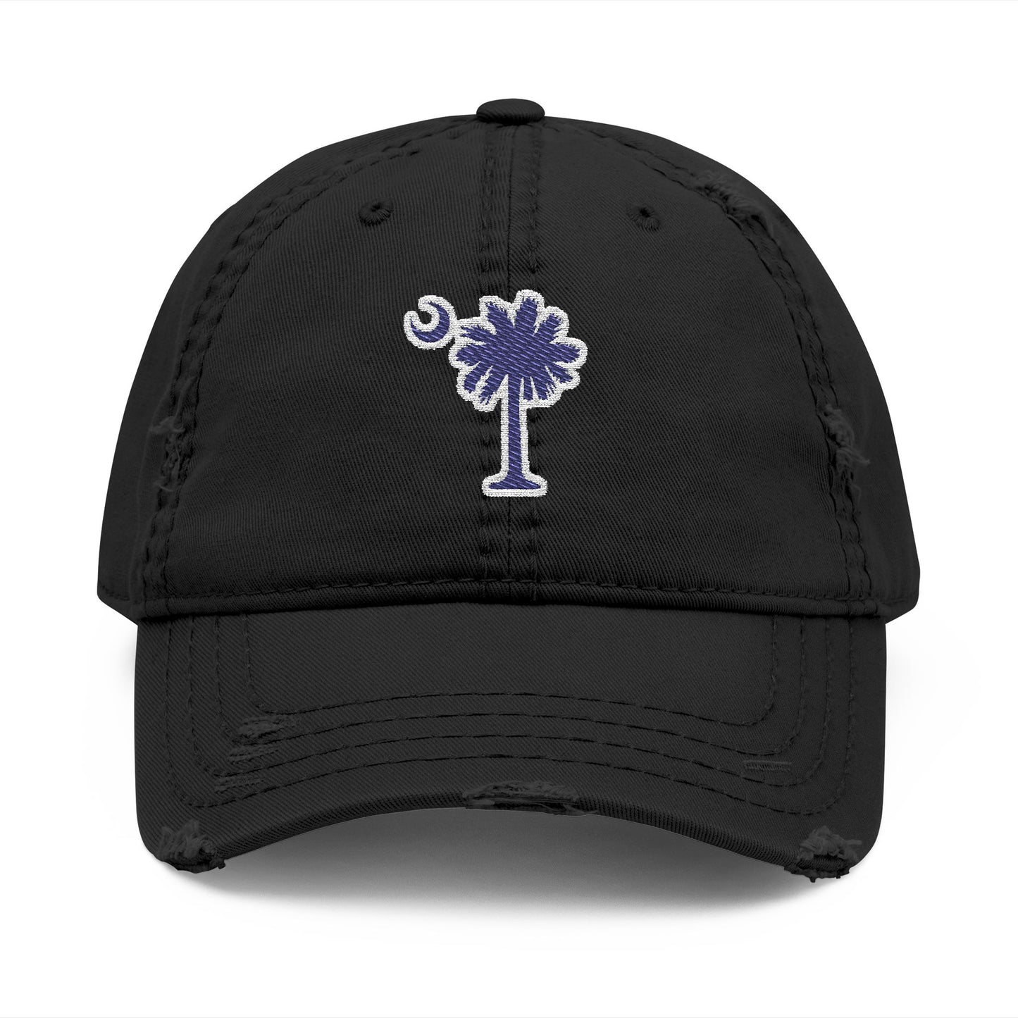 South Carolina Distressed Dad Hat (Embroidery)