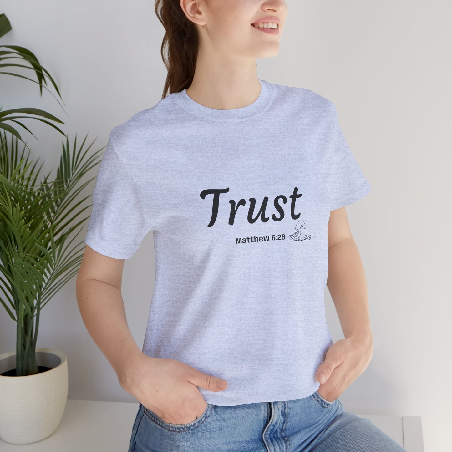 Trust in the Lord Unisex Tee - Inspirational Shirt, Faith-Based Gift, Christian Apparel, Summer Casual Wear, Versatile Everyday Top