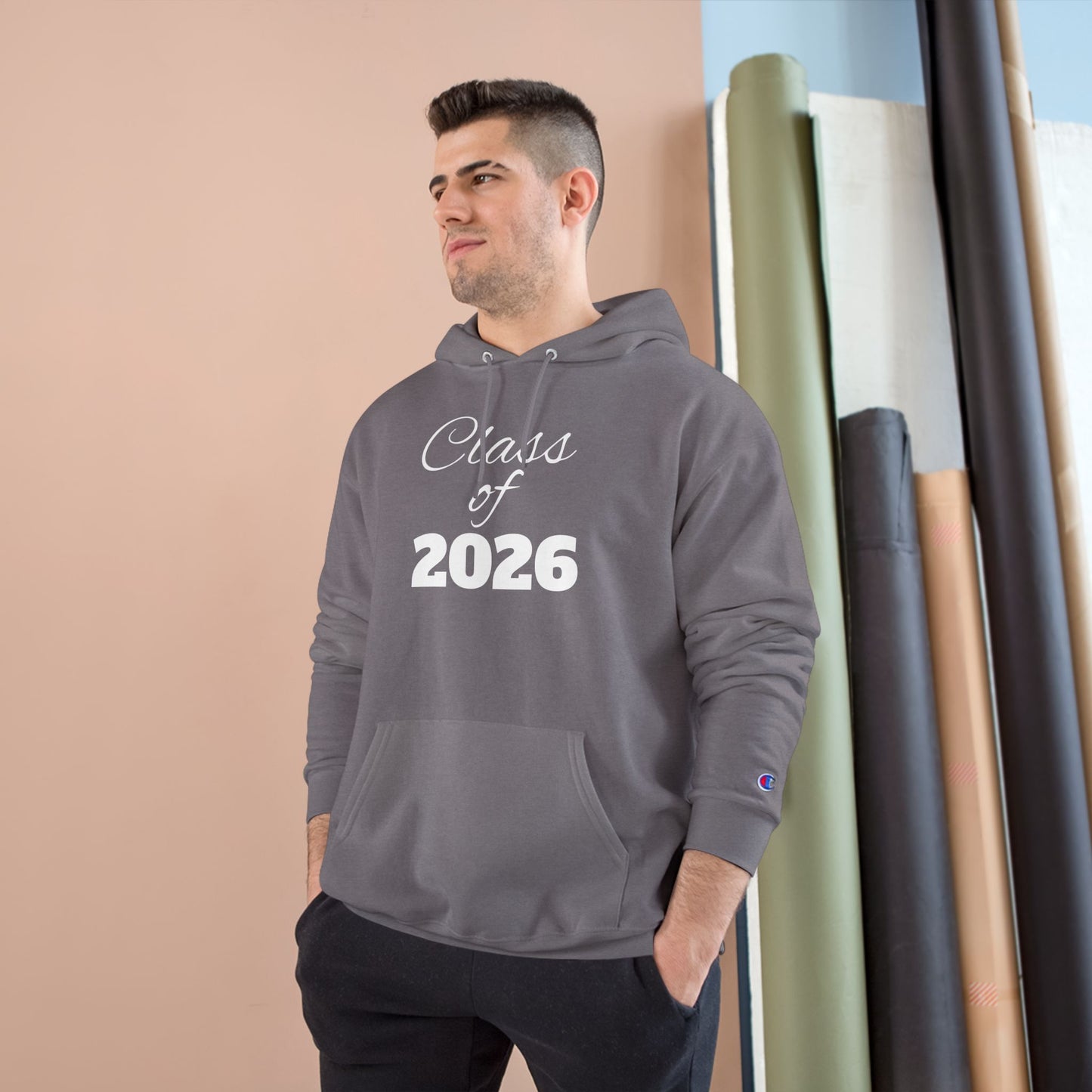 Class of 2026 Champion Hoodie, Graduation Gift, College Bound Sweatshirt, Cozy Layering Piece, School Spirit Apparel
