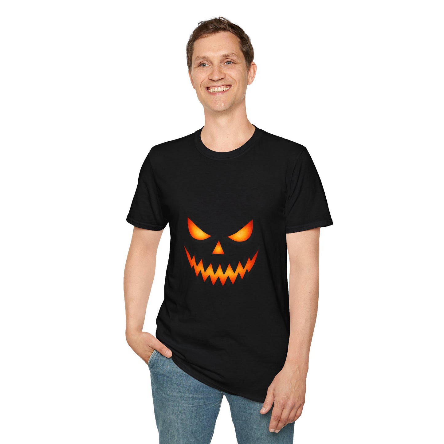 Halloween Pumpkin Graphic T-Shirt, Spooky Shirt, Fall Fashion, Unisex Tee, Halloween Costume, Trick or Treat Shirt