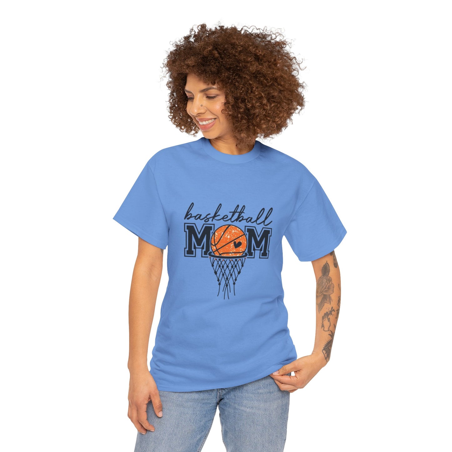 Personalized Basketball Mom Tee, Sporty Unisex T-Shirt for Basketball Lovers, Gift for Sports Moms, Team Spirit Shirt, Everyday Casual Wear