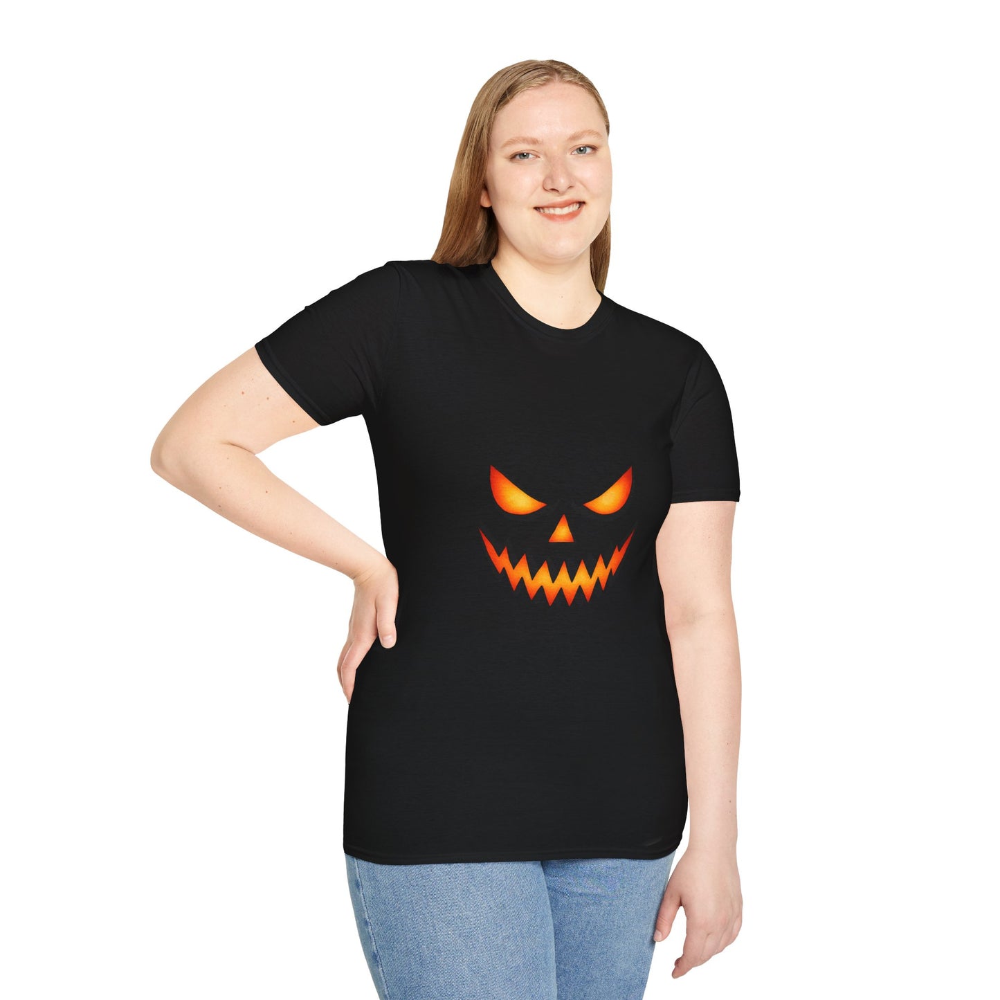 Halloween Pumpkin Graphic T-Shirt, Spooky Shirt, Fall Fashion, Unisex Tee, Halloween Costume, Trick or Treat Shirt