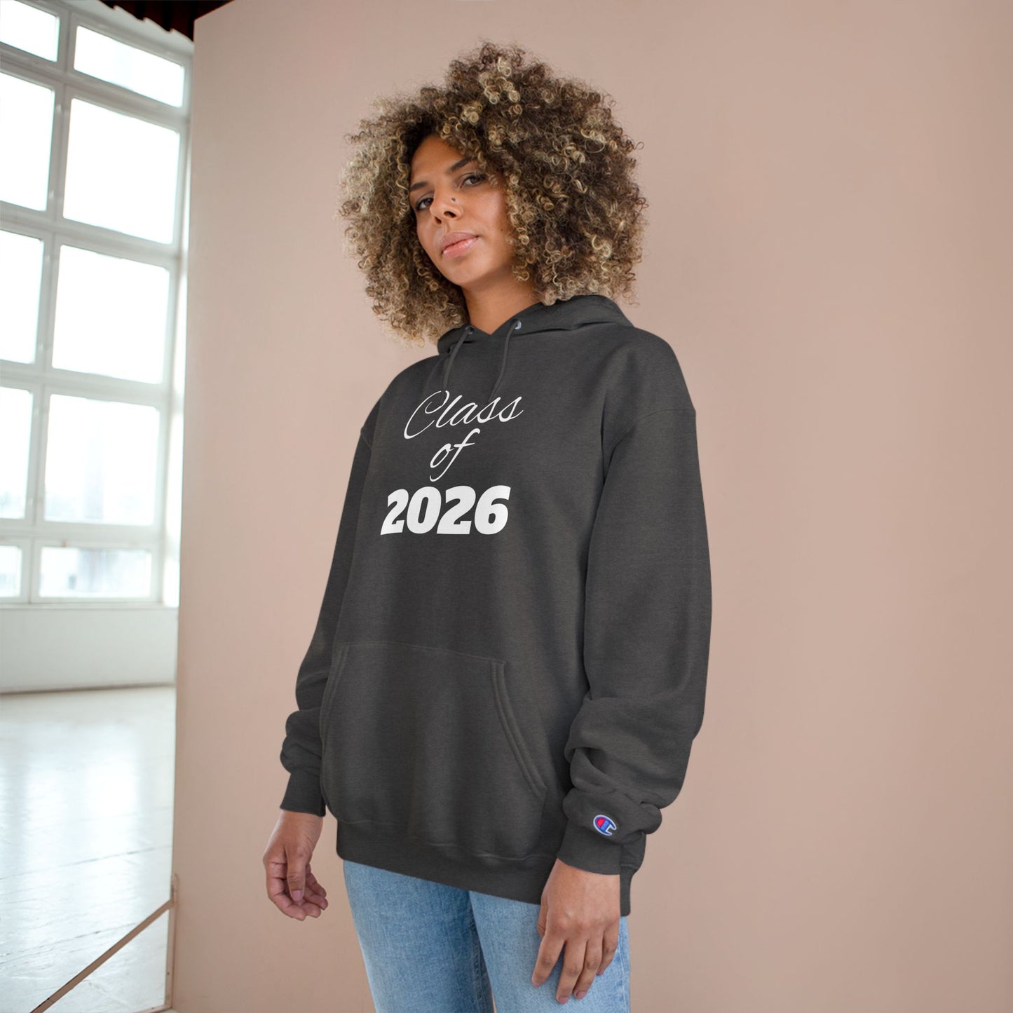 Class of 2026 Champion Hoodie, Graduation Gift, College Bound Sweatshirt, Cozy Layering Piece, School Spirit Apparel