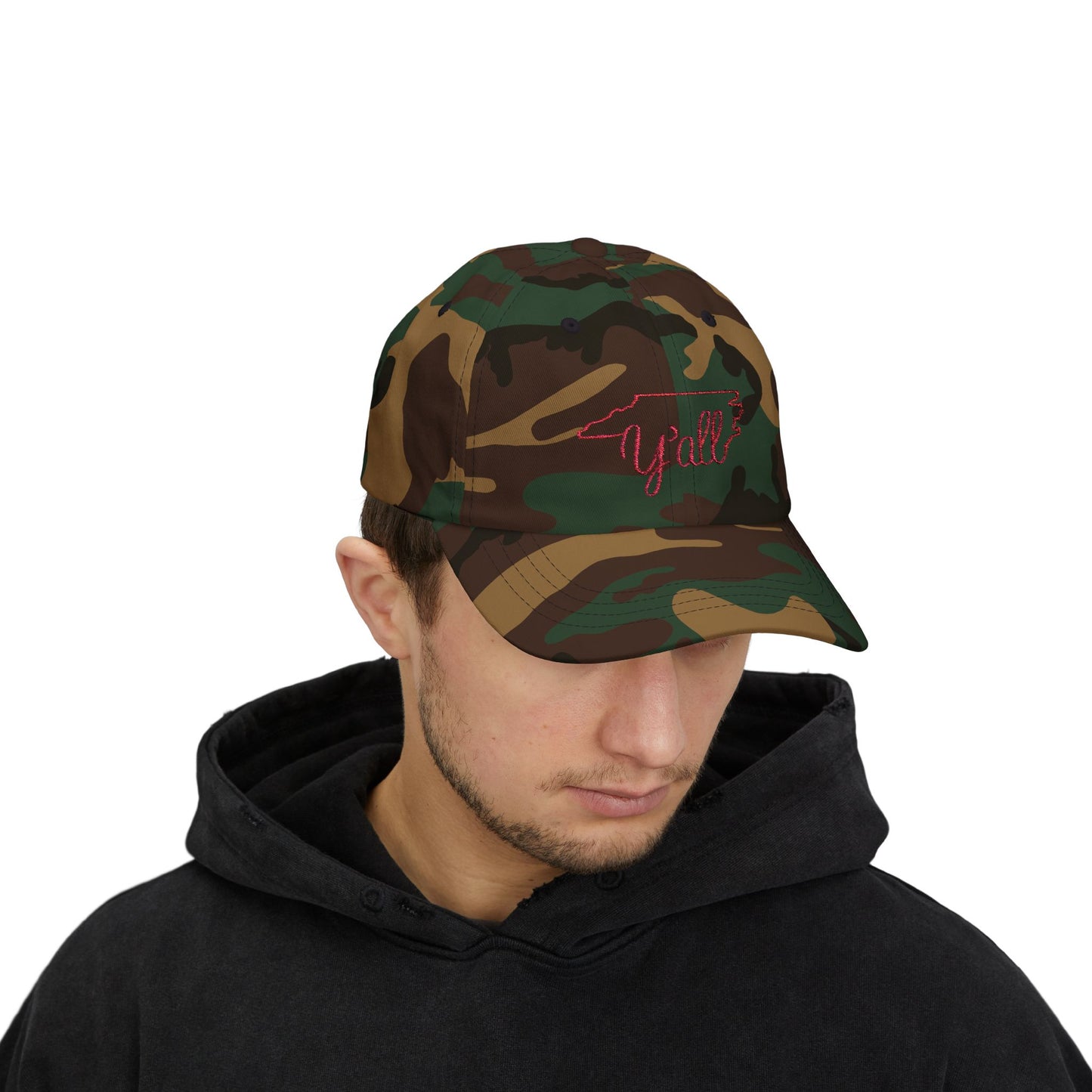 Embroidered North Carolina Y'all Classic Dad Cap
