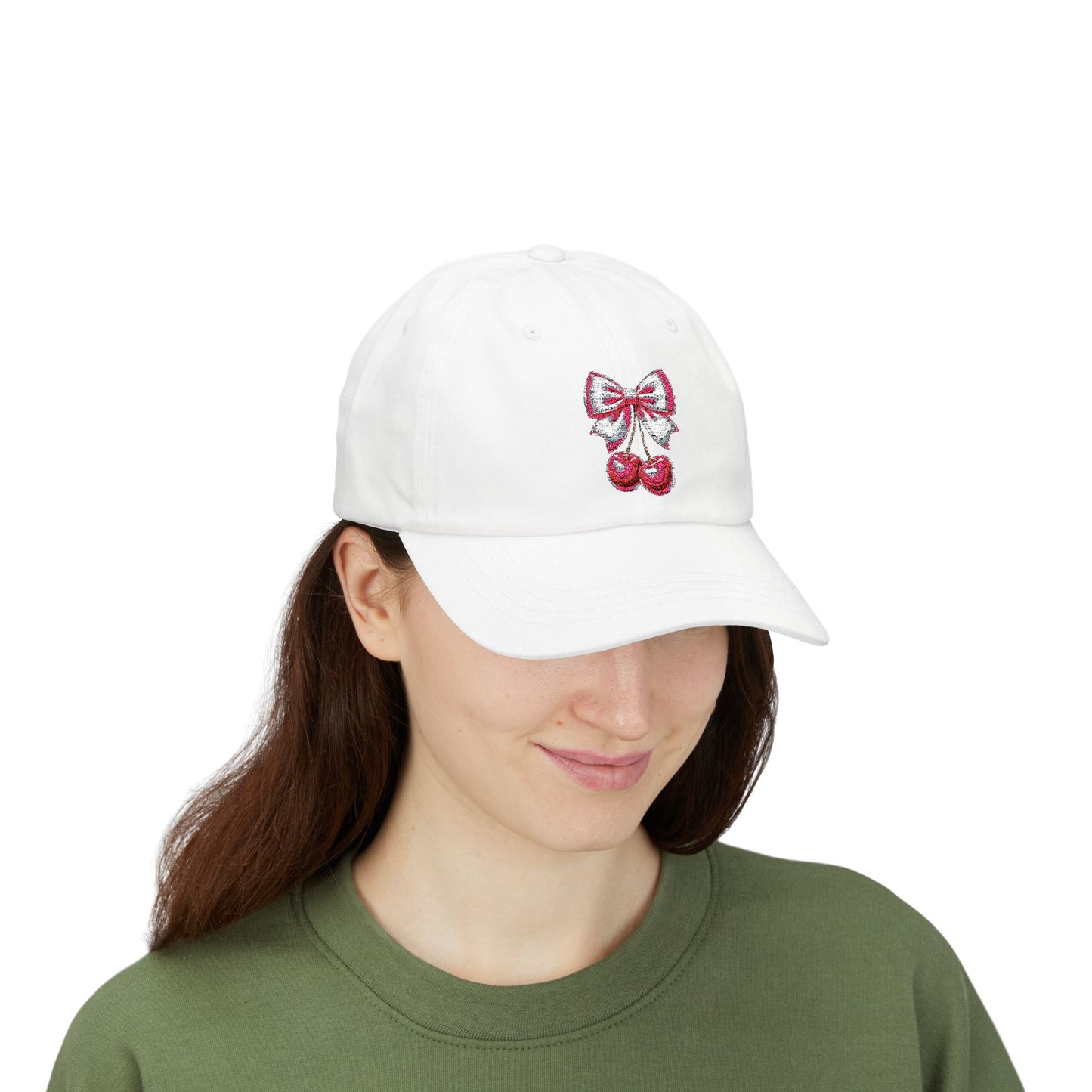 Chic Cherry Mom Cap - Stylish Sun Hat, Casual Unisex Cap, Spring Fashion, Gift for Her, Outdoor Activities