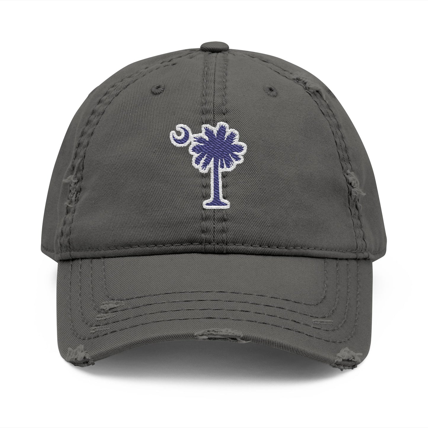 South Carolina Distressed Dad Hat (Embroidery)
