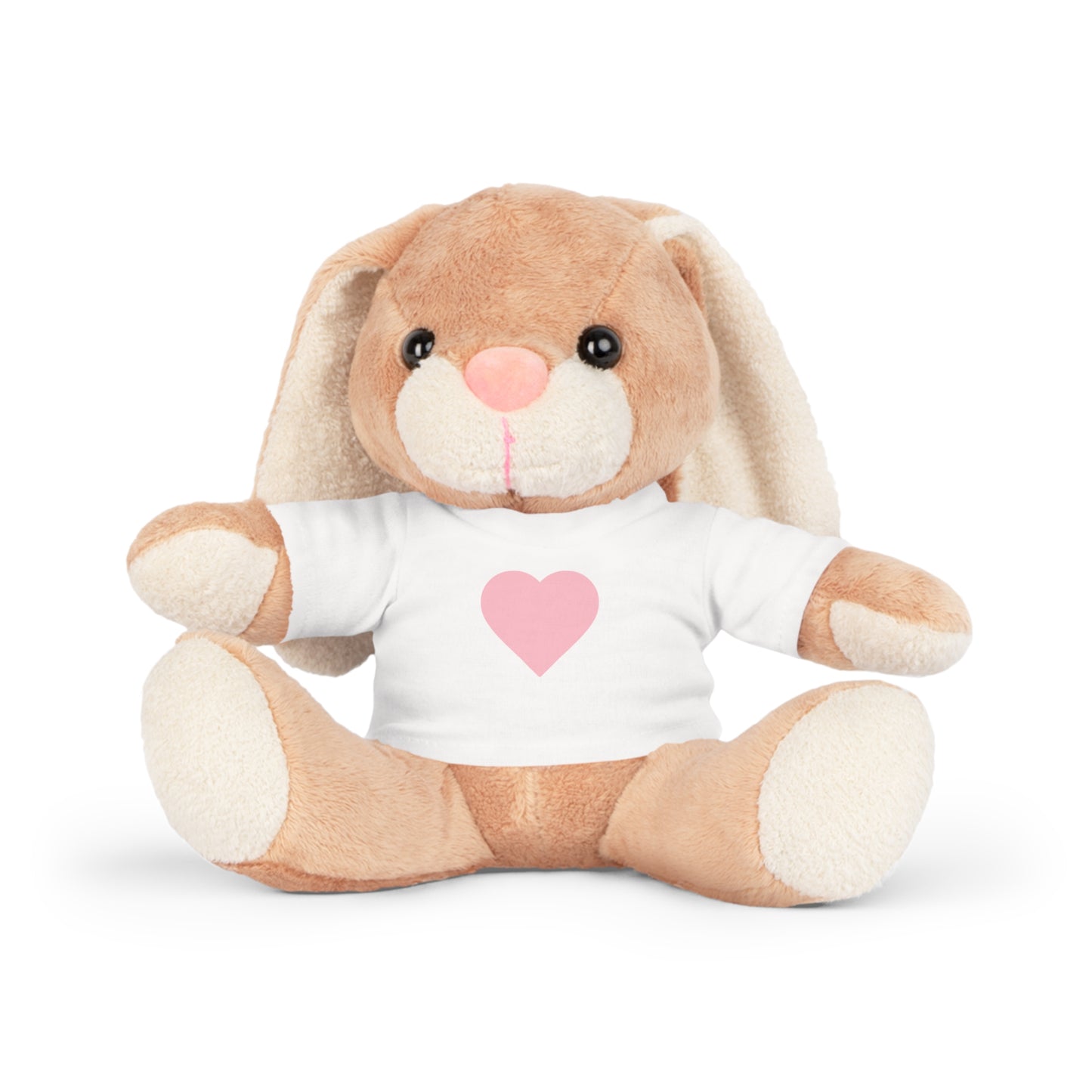 Adorable Heart-Purple Plush Toy with Custom T-Shirt, Cute Gift for Kids, Baby Shower, Birthday, Valentine's Day, Nursery Décor