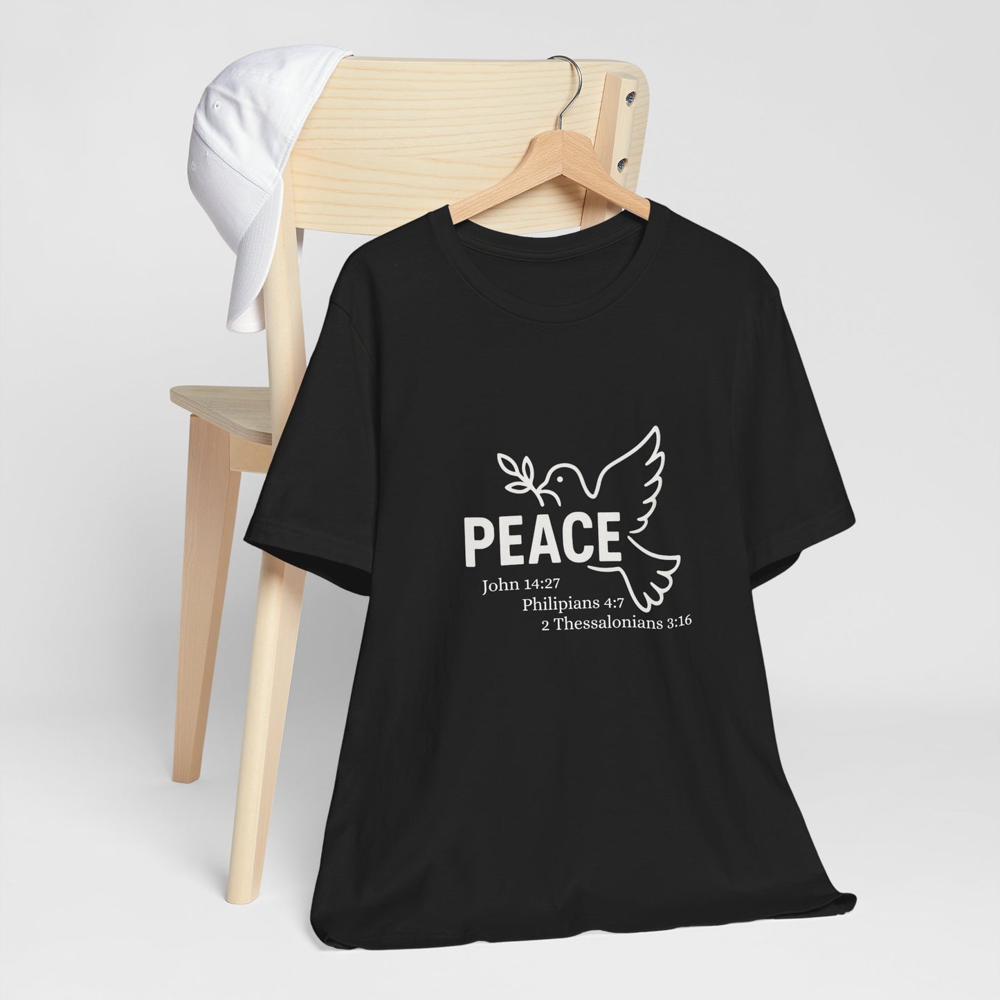 Peace Dove Unisex Tee - Casual Outfit, Gift for Peace Lovers, Earth Day, Minimalist Style, Inspirational Shirts