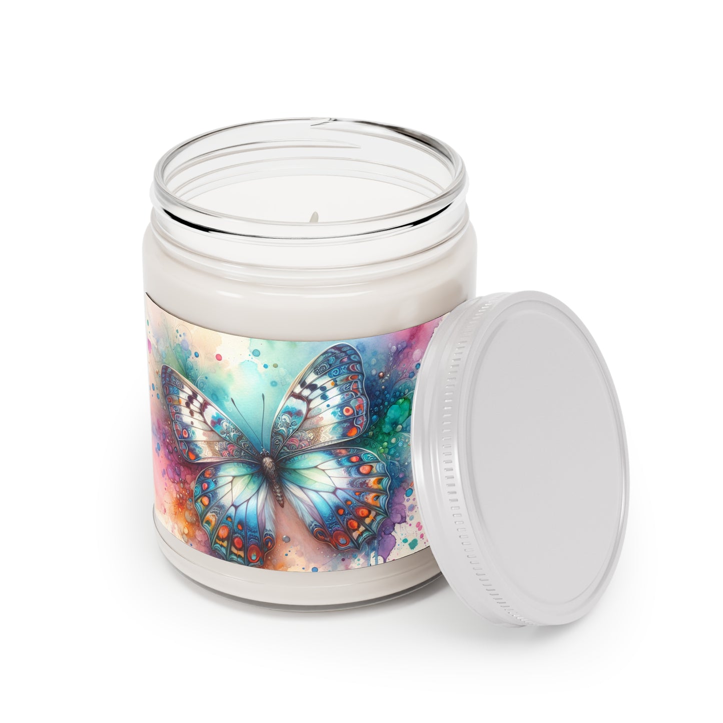 Butterfly Bliss Scented Candle | 9oz | Relaxing Aromatherapy Gift | Home Decor | Self-Care | Birthday Present | Nature Lover