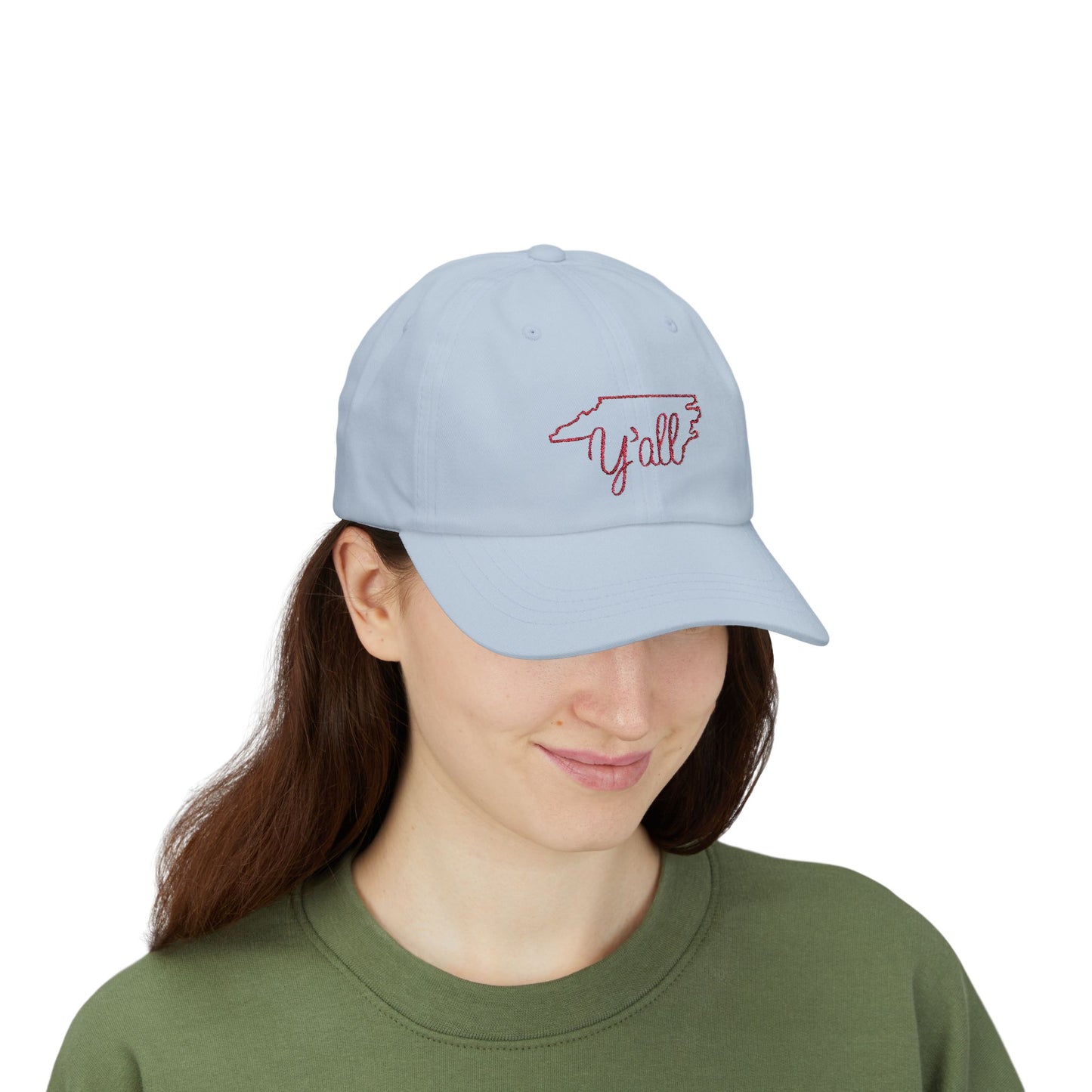 Embroidered North Carolina Y'all Classic Dad Cap