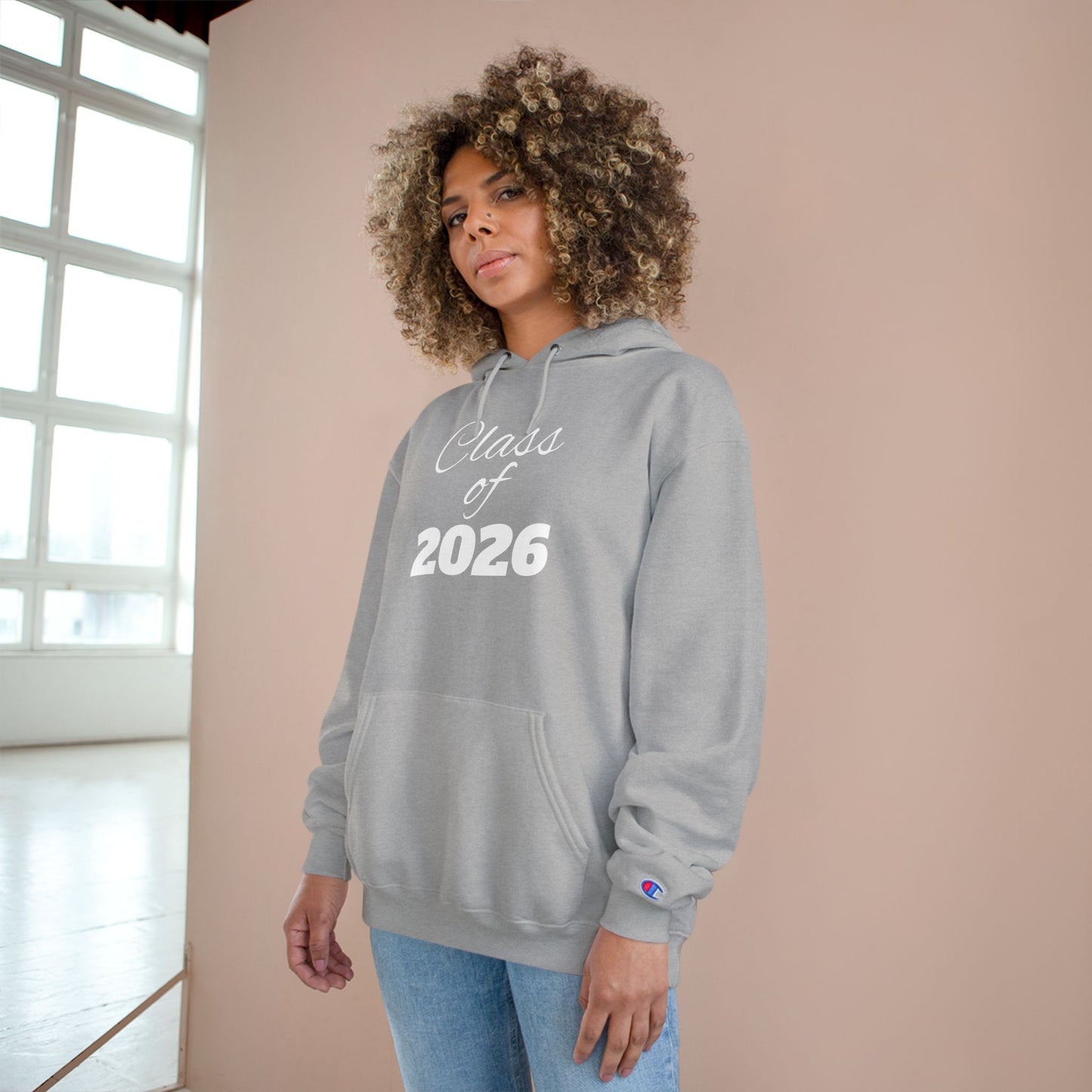 Class of 2026 Champion Hoodie, Graduation Gift, College Bound Sweatshirt, Cozy Layering Piece, School Spirit Apparel
