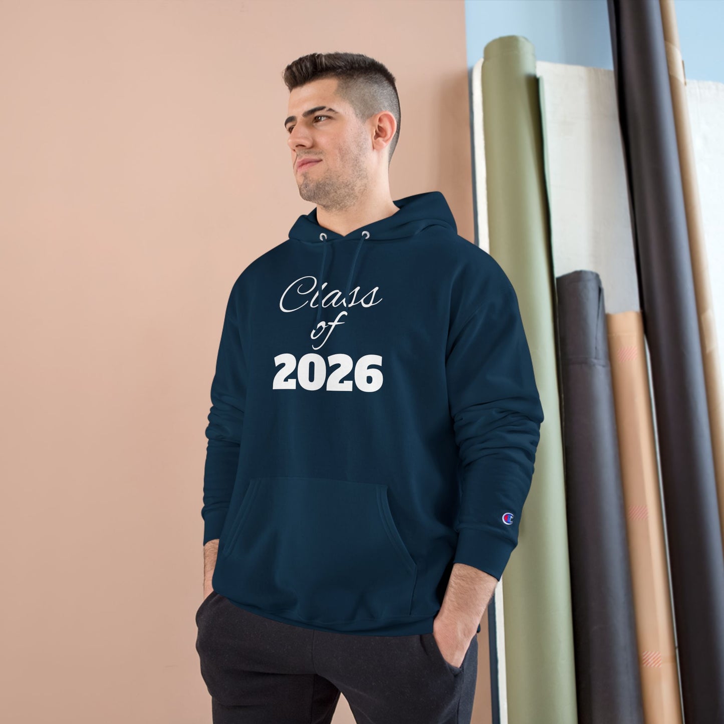 Class of 2026 Champion Hoodie, Graduation Gift, College Bound Sweatshirt, Cozy Layering Piece, School Spirit Apparel