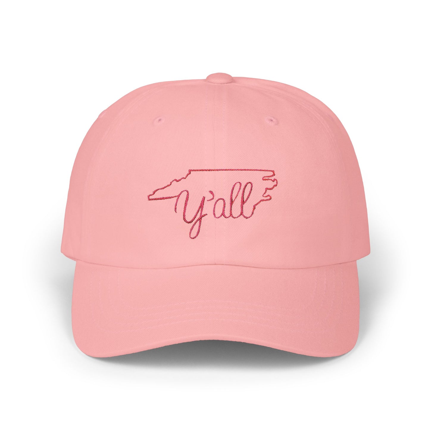 Embroidered North Carolina Y'all Classic Dad Cap