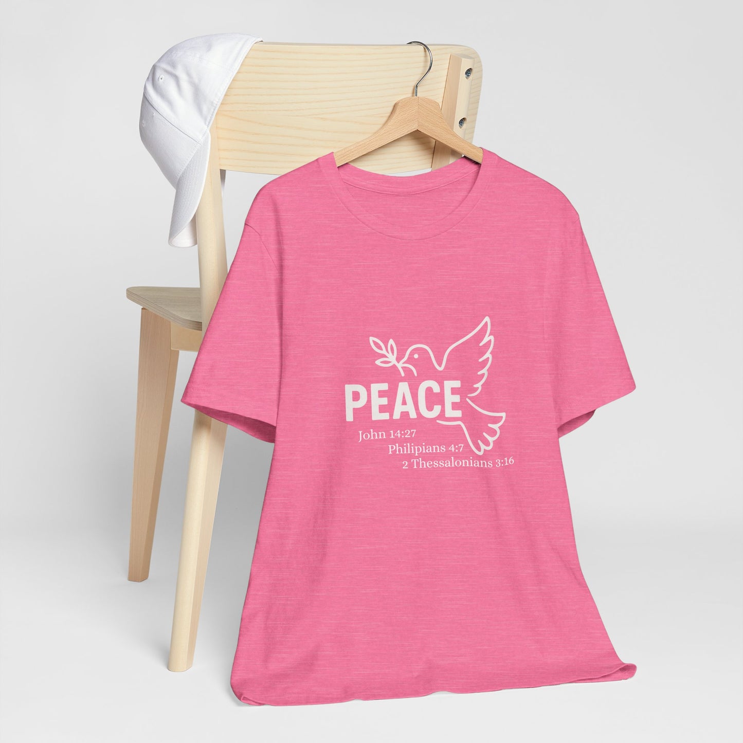 Peace Dove Unisex Tee - Casual Outfit, Gift for Peace Lovers, Earth Day, Minimalist Style, Inspirational Shirts