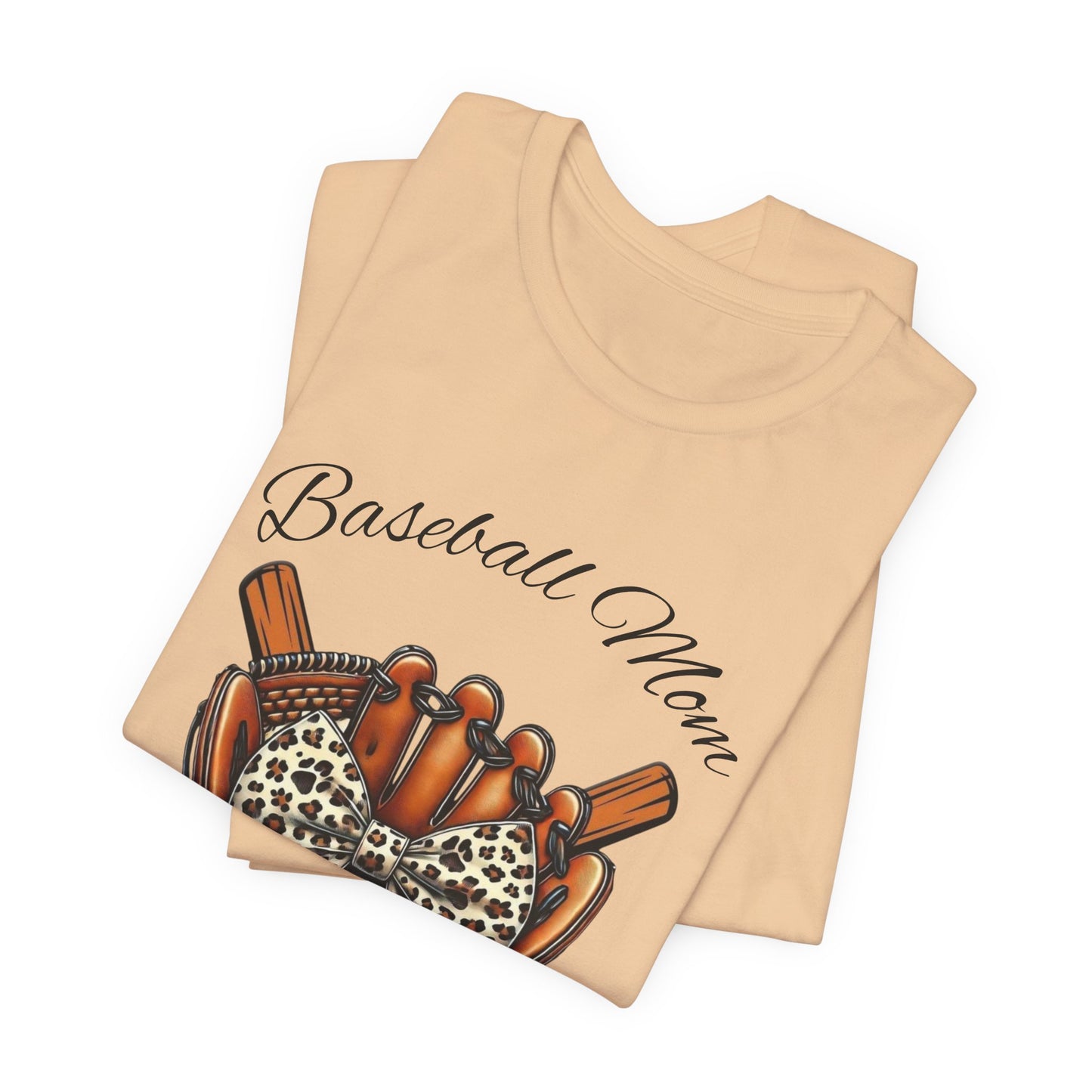 Personalized Baseball Mom Tee - Perfect Gift for Sports Moms, Soft Jersey Tee, Mother's Day, Birthday, Casual Wear, Team Spirit