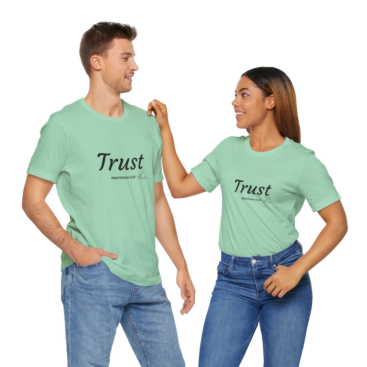 Trust in the Lord Unisex Tee - Inspirational Shirt, Faith-Based Gift, Christian Apparel, Summer Casual Wear, Versatile Everyday Top