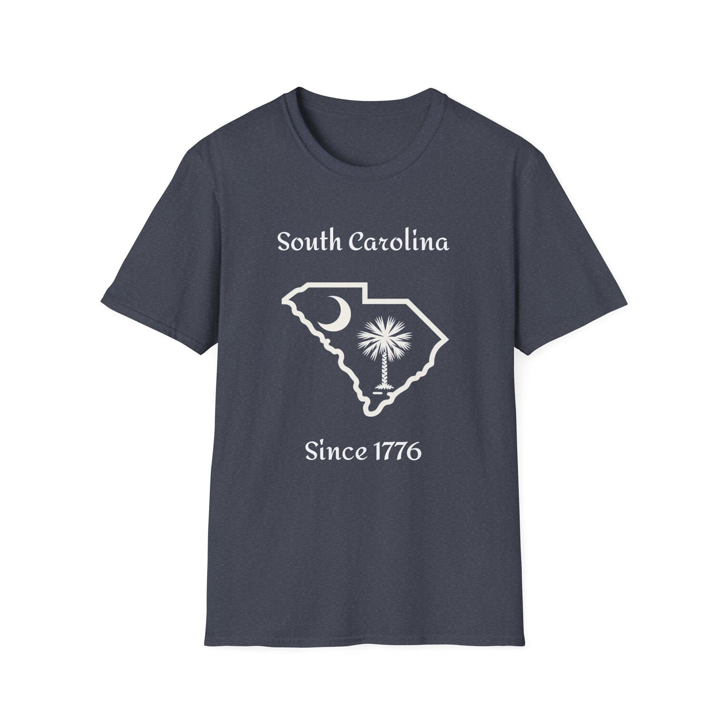 South Carolina Since 1776 T-Shirt, Unisex Softstyle Tee, Travel Souvenir Shirt, State Pride Apparel, Gift for South Carolinians