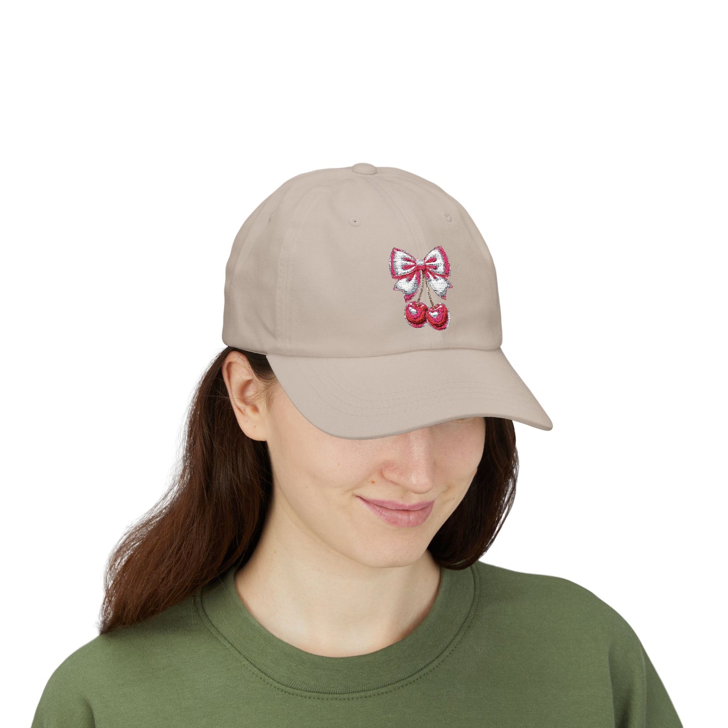 Chic Cherry Mom Cap - Stylish Sun Hat, Casual Unisex Cap, Spring Fashion, Gift for Her, Outdoor Activities