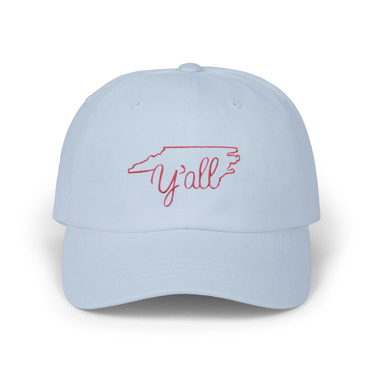 Embroidered North Carolina Y'all Classic Dad Cap