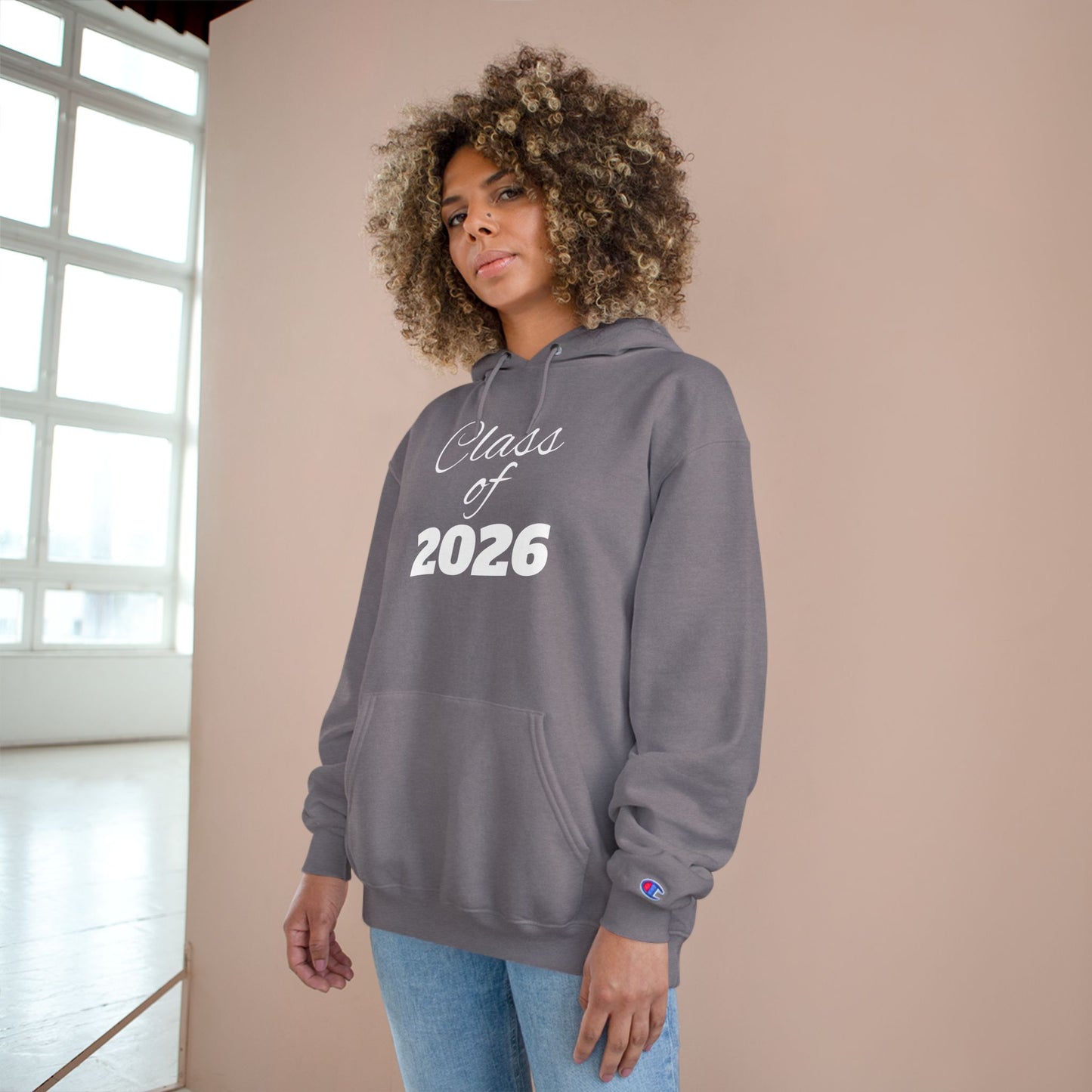 Class of 2026 Champion Hoodie, Graduation Gift, College Bound Sweatshirt, Cozy Layering Piece, School Spirit Apparel