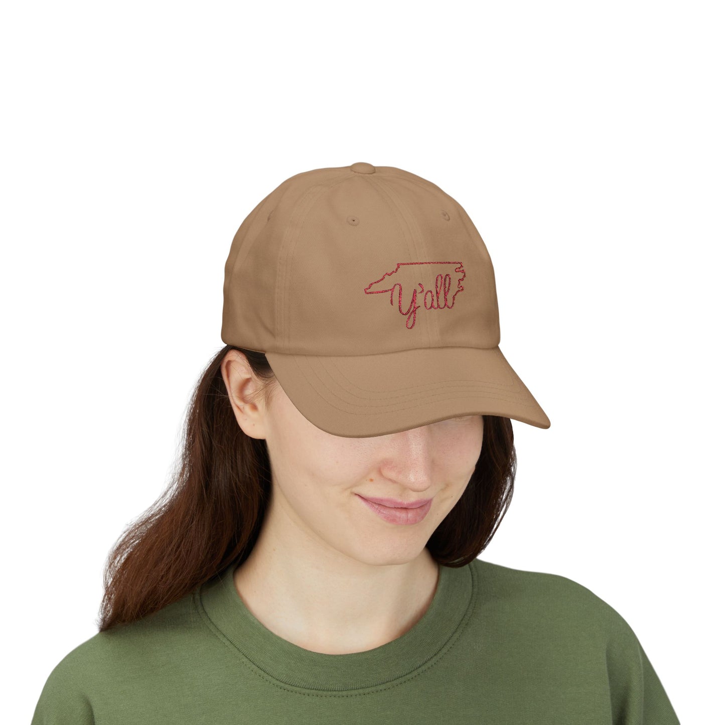 Embroidered North Carolina Y'all Classic Dad Cap