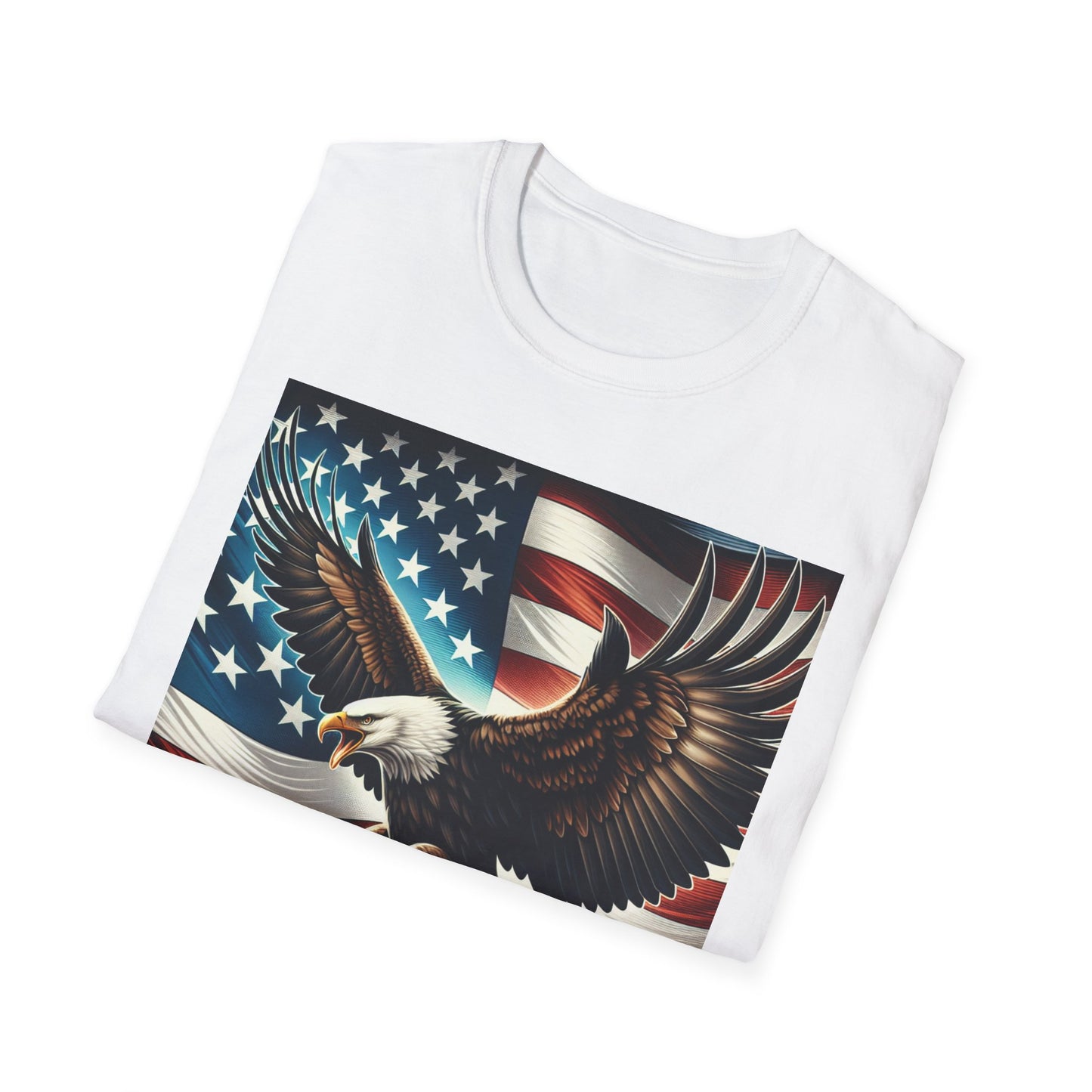 Patriotic Eagle T-Shirt | American Flag Shirt, Unisex Tee, 4th of July, Memorial Day, Veteran's Day Wear, Casual Style
