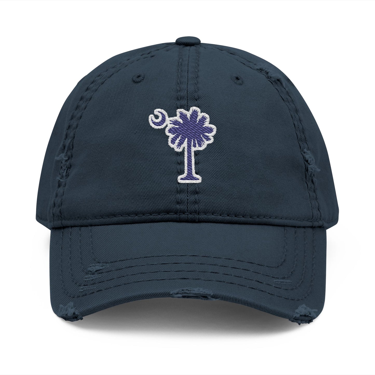 South Carolina Distressed Dad Hat (Embroidery)