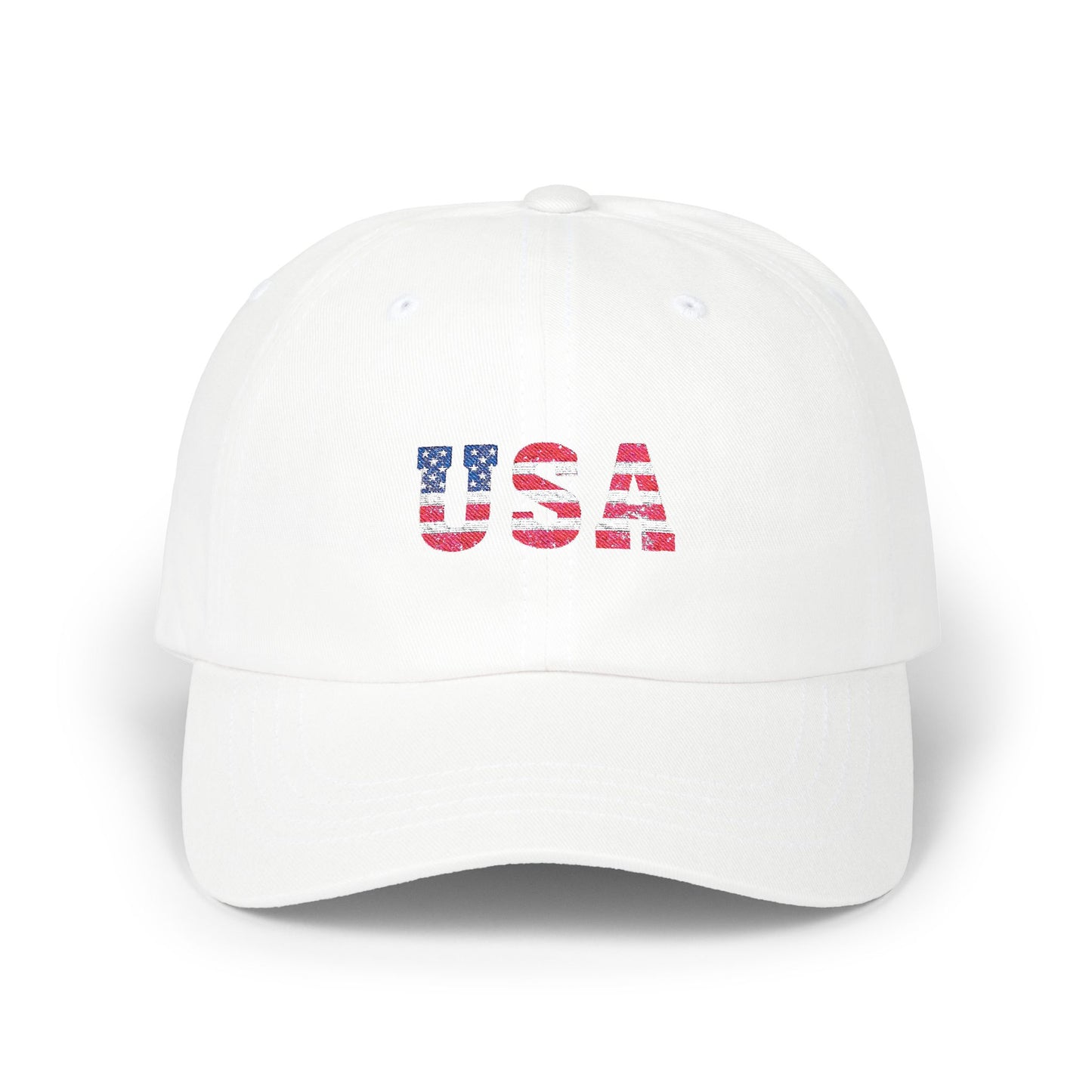 Embroidered USA Classic Dad Cap - Patriotic, 4th of July, Veterans