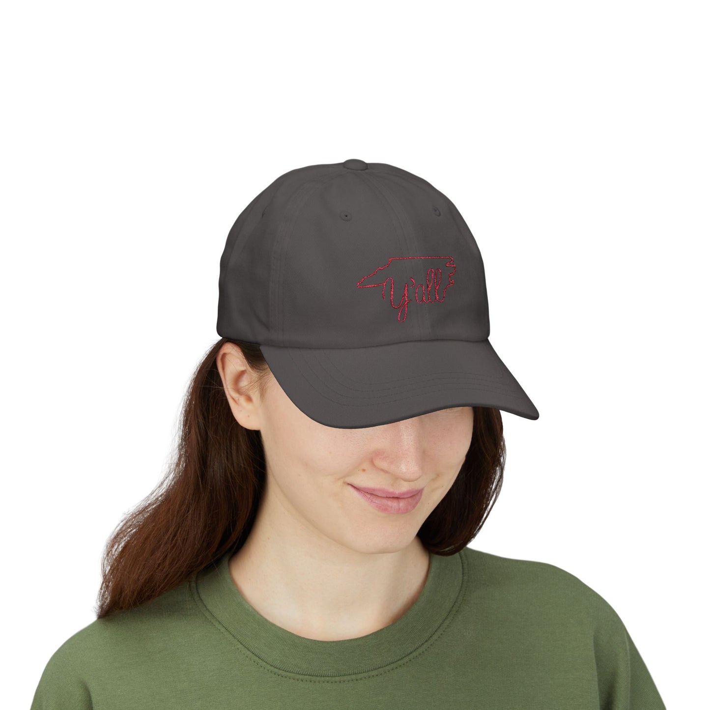 Embroidered North Carolina Y'all Classic Dad Cap