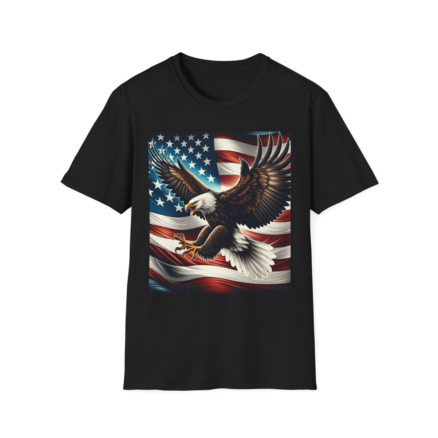 Patriotic Eagle T-Shirt | American Flag Shirt, Unisex Tee, 4th of July, Memorial Day, Veteran's Day Wear, Casual Style
