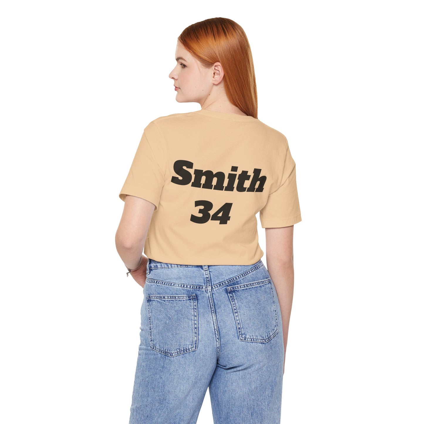 Grandma Baseball Tee with Personalized Name and Jersey Number on the back