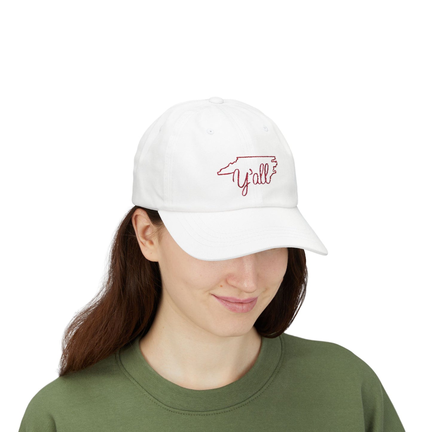 Embroidered North Carolina Y'all Classic Dad Cap