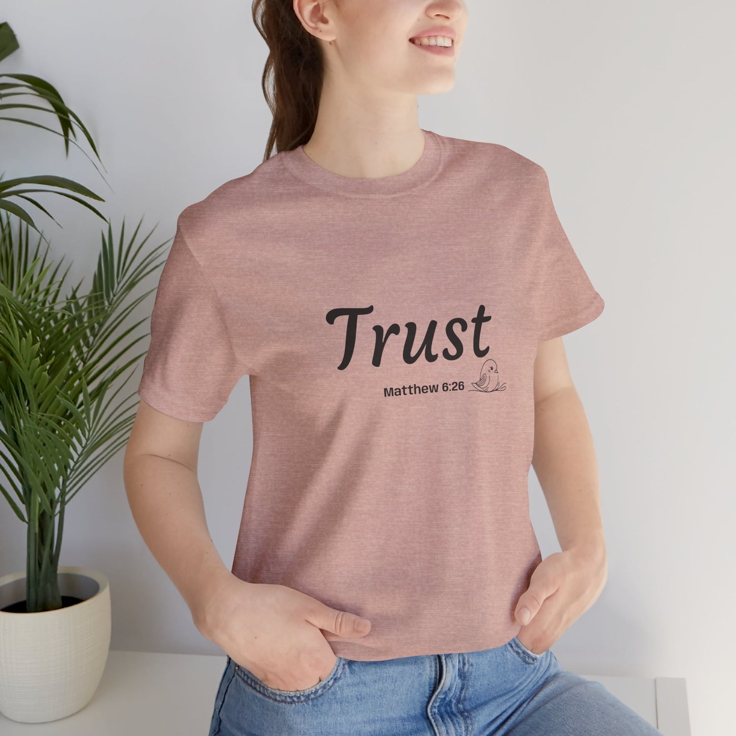 Trust in the Lord Unisex Tee - Inspirational Shirt, Faith-Based Gift, Christian Apparel, Summer Casual Wear, Versatile Everyday Top