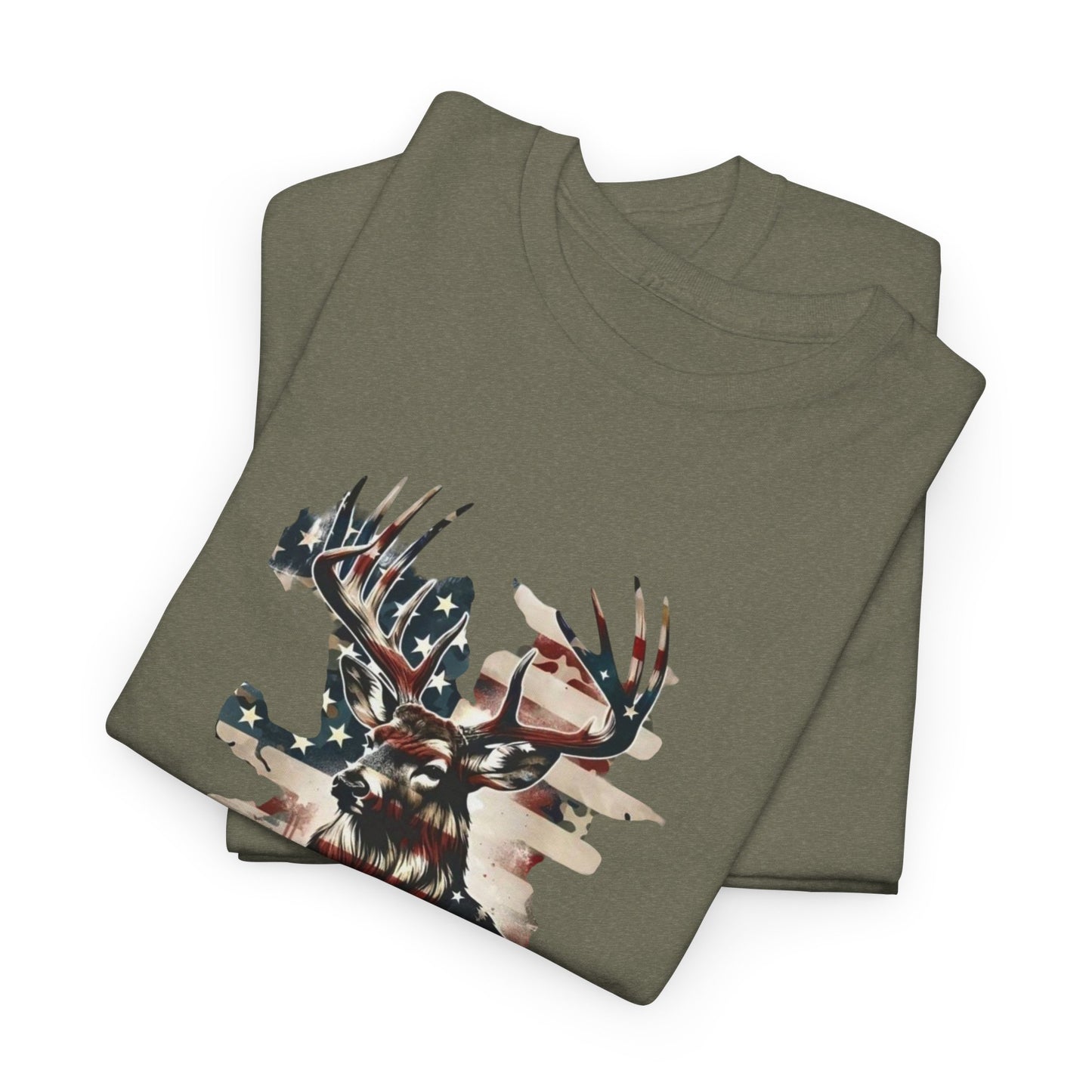 Rustic Patriot Tee: Bold Graphic Cotton Shirt for Nature Lovers, Perfect for Camping, Hunting, and BBQs, Gifts for Outdoorsmen, Memorial