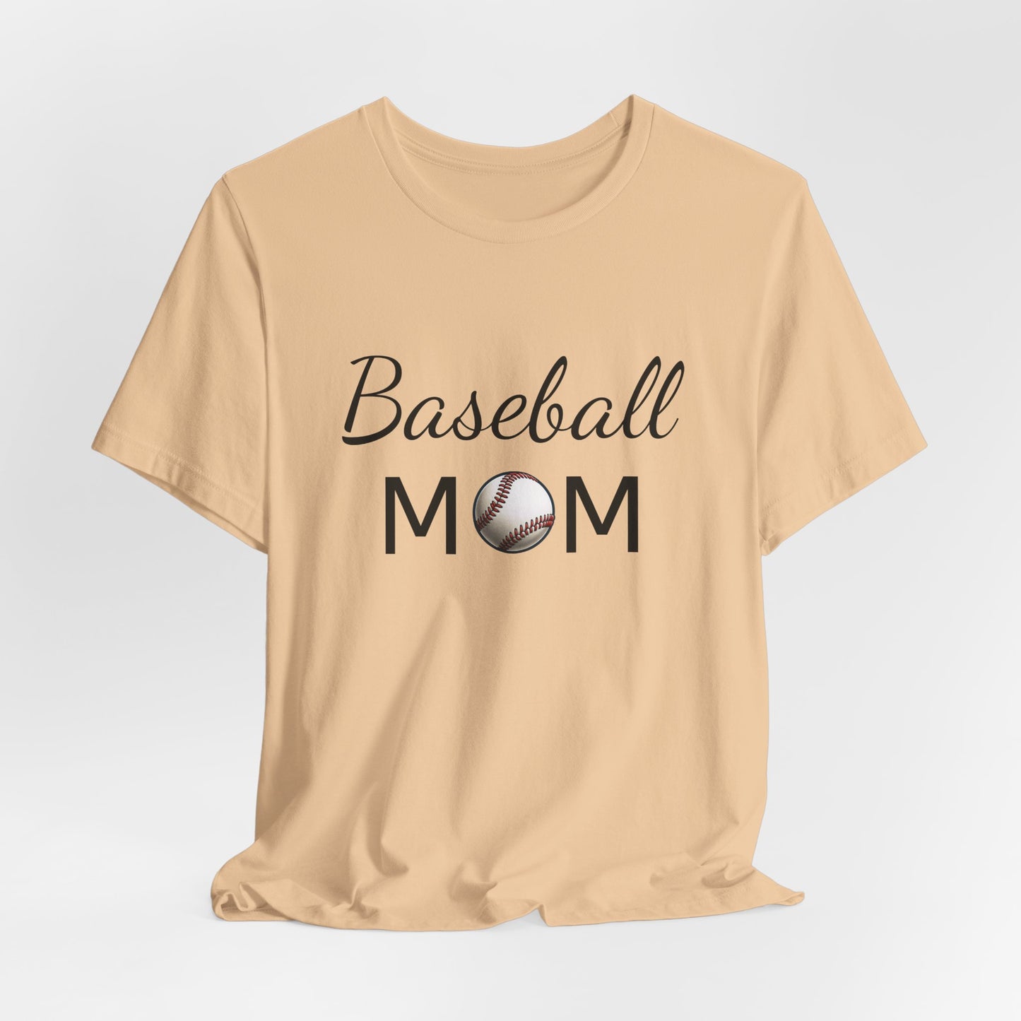 Mom Baseball Tee with Personalized Name and Jersey Number on the back