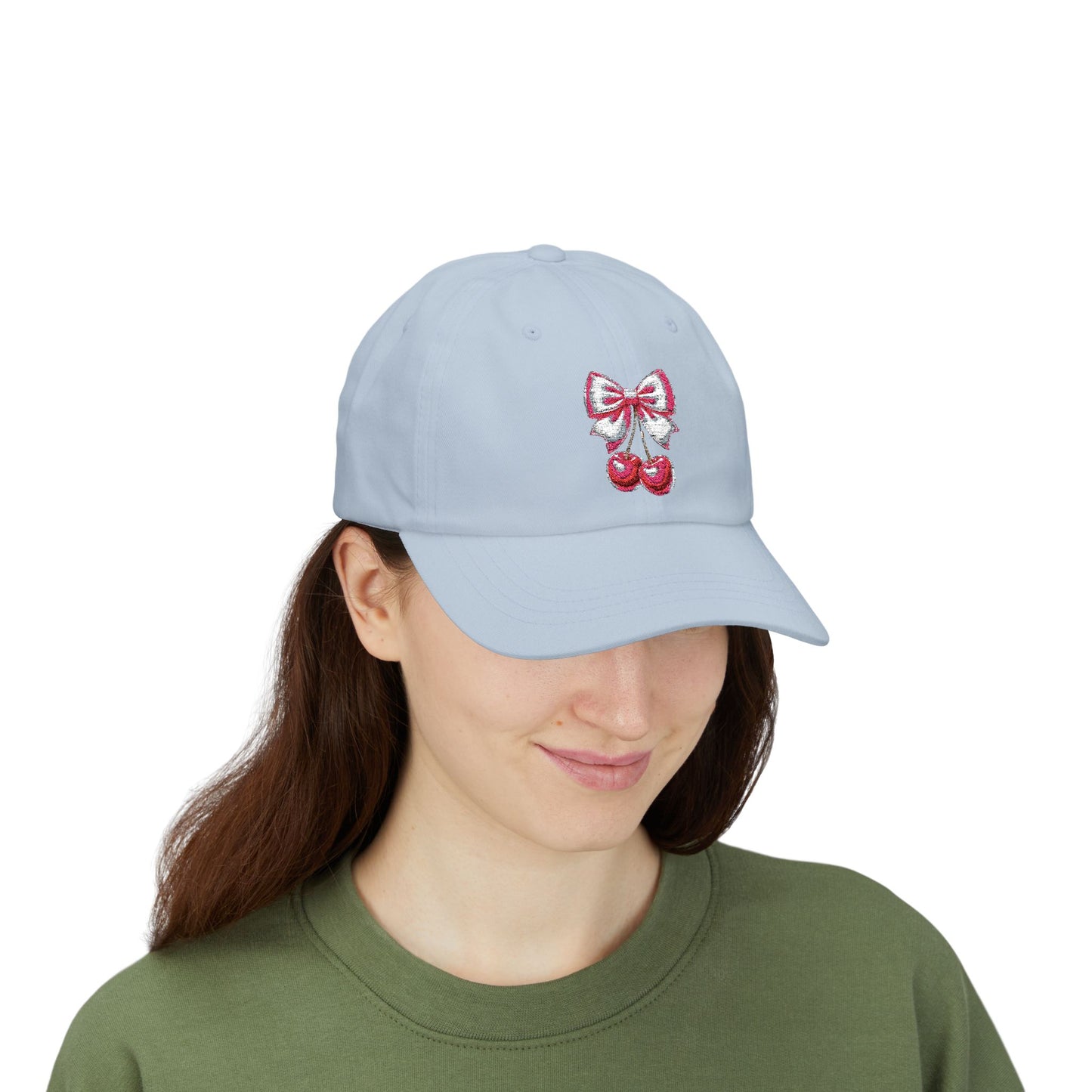 Chic Cherry Mom Cap - Stylish Sun Hat, Casual Unisex Cap, Spring Fashion, Gift for Her, Outdoor Activities