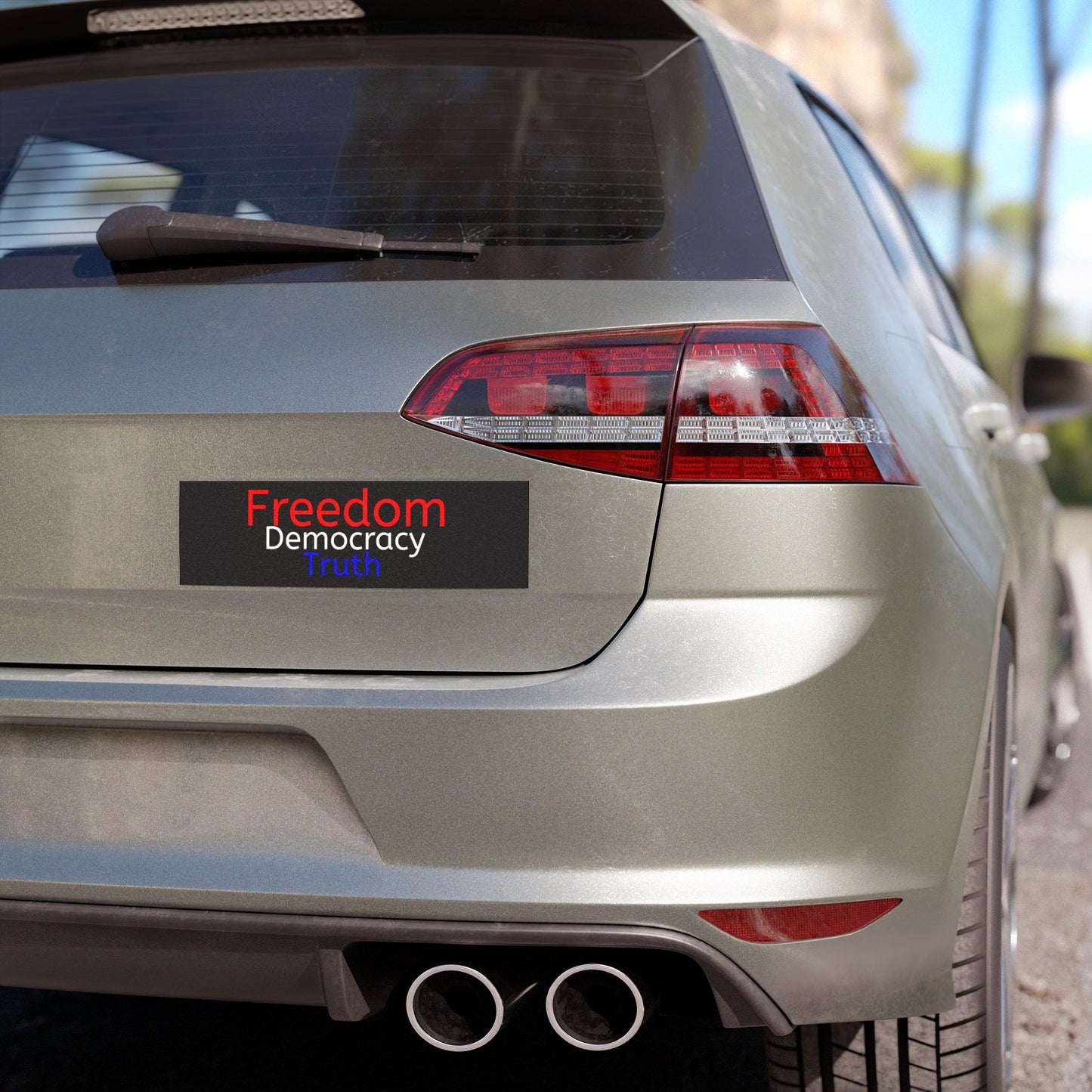 Patriotic Car Magnets | Freedom, Democracy, Truth | 4th of July