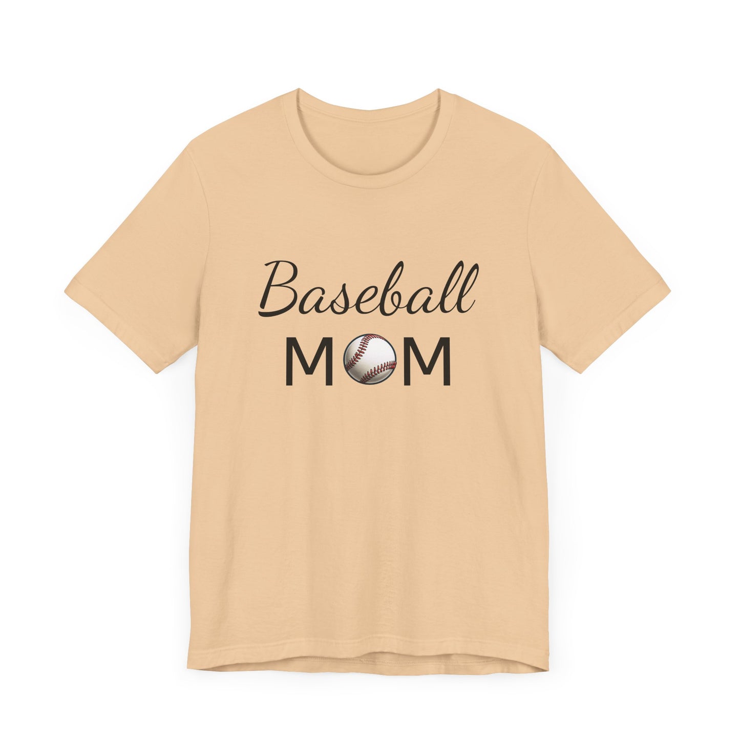 Mom Baseball Tee with Personalized Name and Jersey Number on the back