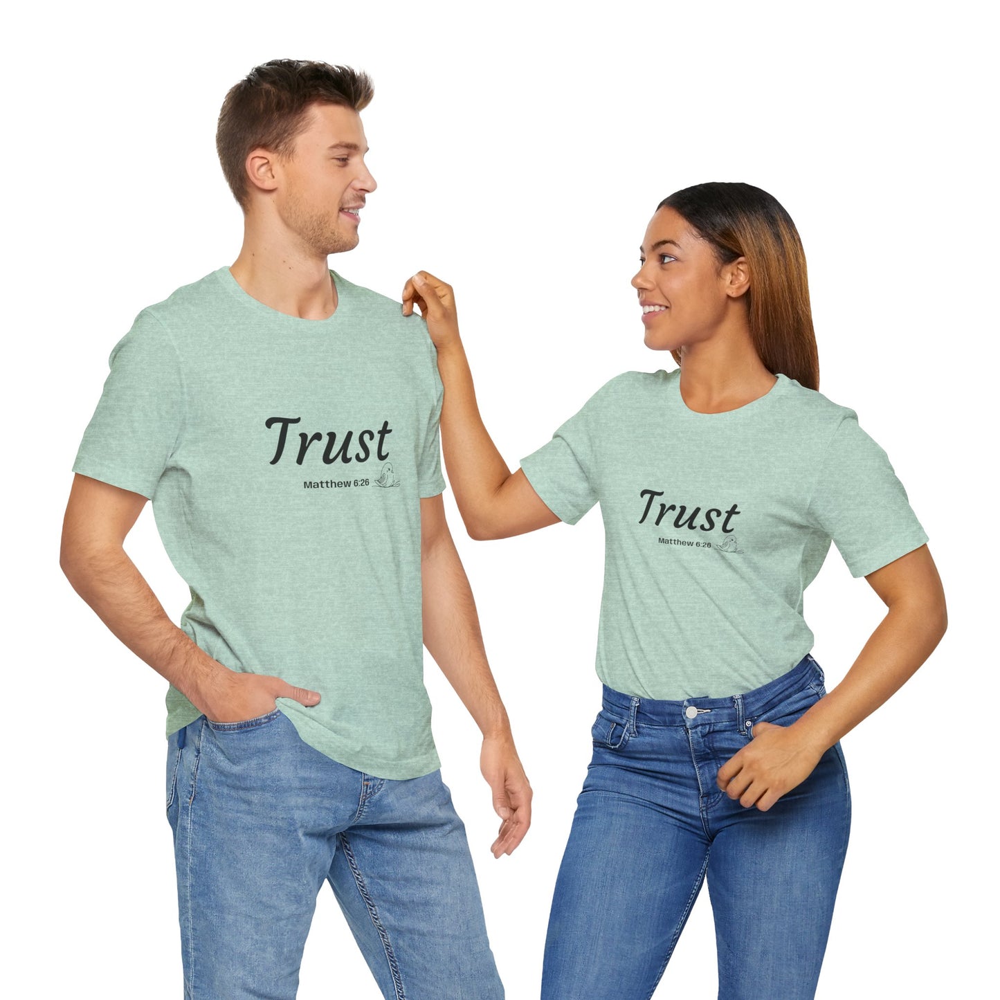 Trust in the Lord Unisex Tee - Inspirational Shirt, Faith-Based Gift, Christian Apparel, Summer Casual Wear, Versatile Everyday Top