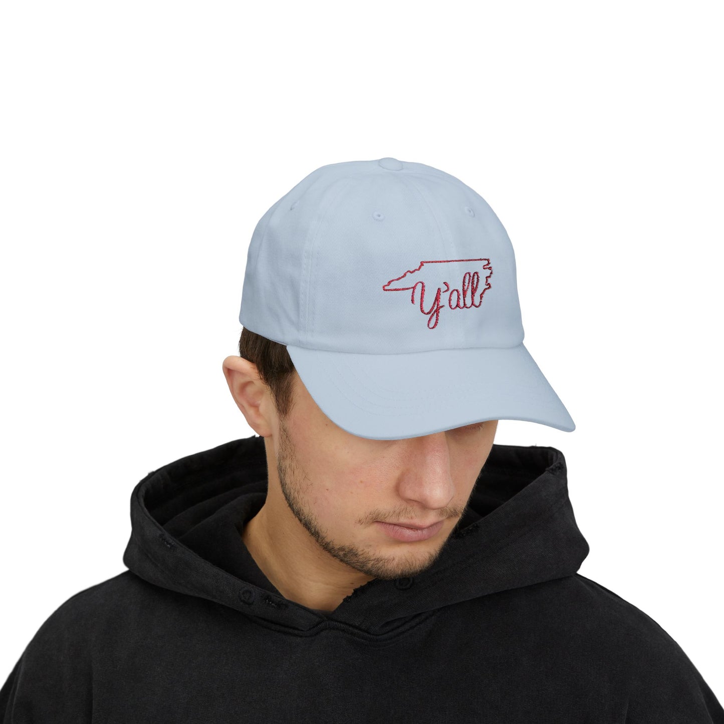 Embroidered North Carolina Y'all Classic Dad Cap