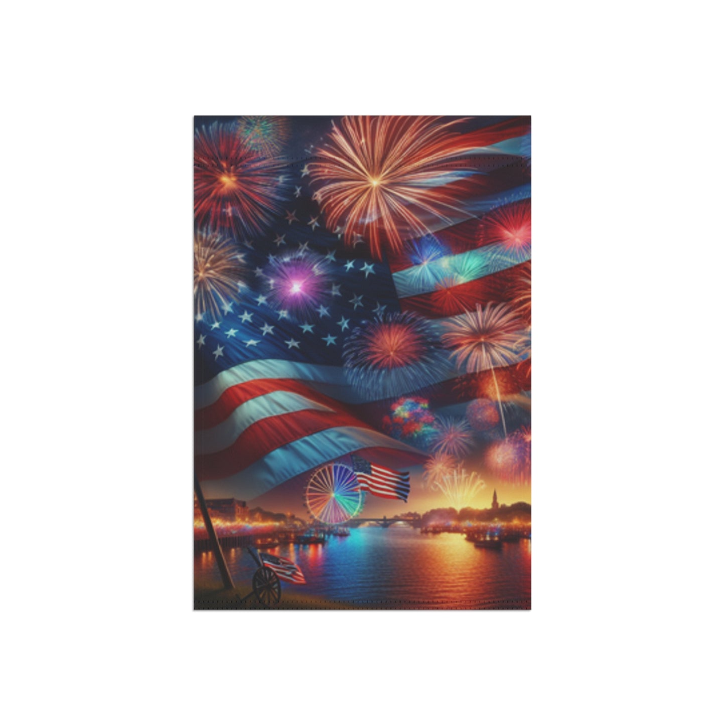 Patriotic Garden Banner - 4th of July Decor, Independence Day Flag, Outdoor Decoration, Summer Celebration Flag, American Flag Banner